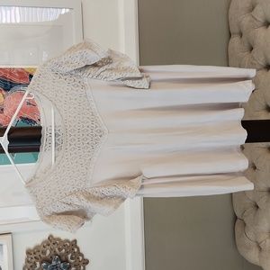 Torrid Super Soft Knit Lace Top, Size 0 (Large to XL)